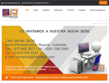 Tablet Screenshot of fotometal.com